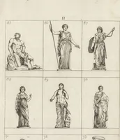 An illustration from Museum statue antiquorum : collection de statues des divers museum de Rome, Naples, Florence, &c : à l'usage des peintres, sculpteurs, architectes et amateurs des beaux arts (1700)