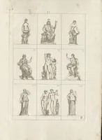 Picture 24 of 53 from Museum statue antiquorum : collection de statues des divers museum de Rome, Naples, Florence, &c : à l'usage des peintres, sculpteurs, architectes et amateurs des beaux arts (1700), leaf 54