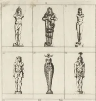 An illustration from Museum statue antiquorum : collection de statues des divers museum de Rome, Naples, Florence, &c : à l'usage des peintres, sculpteurs, architectes et amateurs des beaux arts (1700)