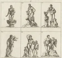 Picture 34 of 53 from Museum statue antiquorum : collection de statues des divers museum de Rome, Naples, Florence, &c : à l'usage des peintres, sculpteurs, architectes et amateurs des beaux arts (1700), leaf 74