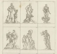 Picture 35 of 53 from Museum statue antiquorum : collection de statues des divers museum de Rome, Naples, Florence, &c : à l'usage des peintres, sculpteurs, architectes et amateurs des beaux arts (1700), leaf 76