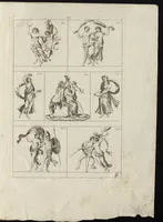 An illustration from Museum statue antiquorum : collection de statues des divers museum de Rome, Naples, Florence, &c : à l'usage des peintres, sculpteurs, architectes et amateurs des beaux arts (1700)