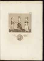 Picture 28 of 74 from A complete view of the dress and habits of the people of England : from the establishment of the Saxons in Britain to the present time , illustrated by engravings taken from the most authentic remains of antiquity : to which is prefixed an introduction, containing a general description of the ancient habits in use among mankind, from the earliest period of time to the conclusion of the seventh century (1796), leaf 382