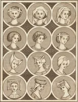 An illustration from A complete view of the dress and habits of the people of England : from the establishment of the Saxons in Britain to the present time , illustrated by engravings taken from the most authentic remains of antiquity : to which is prefixed an introduction, containing a general description of the ancient habits in use among mankind, from the earliest period of time to the conclusion of the seventh century (1796)