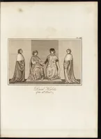Picture 45 of 74 from A complete view of the dress and habits of the people of England : from the establishment of the Saxons in Britain to the present time , illustrated by engravings taken from the most authentic remains of antiquity : to which is prefixed an introduction, containing a general description of the ancient habits in use among mankind, from the earliest period of time to the conclusion of the seventh century (1796), leaf 416