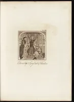 An illustration from A complete view of the dress and habits of the people of England : from the establishment of the Saxons in Britain to the present time , illustrated by engravings taken from the most authentic remains of antiquity : to which is prefixed an introduction, containing a general description of the ancient habits in use among mankind, from the earliest period of time to the conclusion of the seventh century (1796)