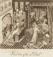 Picture 50 of 74 from A complete view of the dress and habits of the people of England : from the establishment of the Saxons in Britain to the present time , illustrated by engravings taken from the most authentic remains of antiquity : to which is prefixed an introduction, containing a general description of the ancient habits in use among mankind, from the earliest period of time to the conclusion of the seventh century (1796), leaf 426