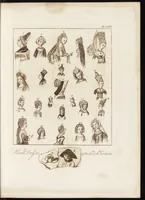 An illustration from A complete view of the dress and habits of the people of England : from the establishment of the Saxons in Britain to the present time , illustrated by engravings taken from the most authentic remains of antiquity : to which is prefixed an introduction, containing a general description of the ancient habits in use among mankind, from the earliest period of time to the conclusion of the seventh century (1796)