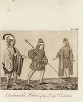 Picture 63 of 74 from A complete view of the dress and habits of the people of England : from the establishment of the Saxons in Britain to the present time , illustrated by engravings taken from the most authentic remains of antiquity : to which is prefixed an introduction, containing a general description of the ancient habits in use among mankind, from the earliest period of time to the conclusion of the seventh century (1796), leaf 452