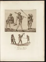 An illustration from A complete view of the dress and habits of the people of England : from the establishment of the Saxons in Britain to the present time , illustrated by engravings taken from the most authentic remains of antiquity : to which is prefixed an introduction, containing a general description of the ancient habits in use among mankind, from the earliest period of time to the conclusion of the seventh century (1796)