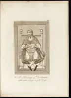 Picture 18 of 75 from A complete view of the dress and habits of the people of England : from the establishment of the Saxons in Britain to the present time , illustrated by engravings taken from the most authentic remains of antiquity : to which is prefixed an introduction, containing a general description of the ancient habits in use among mankind, from the earliest period of time to the conclusion of the seventh century (1796), leaf 260