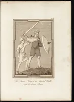 Picture 25 of 75 from A complete view of the dress and habits of the people of England : from the establishment of the Saxons in Britain to the present time , illustrated by engravings taken from the most authentic remains of antiquity : to which is prefixed an introduction, containing a general description of the ancient habits in use among mankind, from the earliest period of time to the conclusion of the seventh century (1796), leaf 274
