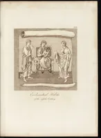 Picture 26 of 75 from A complete view of the dress and habits of the people of England : from the establishment of the Saxons in Britain to the present time , illustrated by engravings taken from the most authentic remains of antiquity : to which is prefixed an introduction, containing a general description of the ancient habits in use among mankind, from the earliest period of time to the conclusion of the seventh century (1796), leaf 276