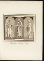 Picture 49 of 75 from A complete view of the dress and habits of the people of England : from the establishment of the Saxons in Britain to the present time , illustrated by engravings taken from the most authentic remains of antiquity : to which is prefixed an introduction, containing a general description of the ancient habits in use among mankind, from the earliest period of time to the conclusion of the seventh century (1796), leaf 324