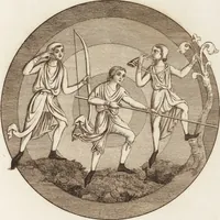 Picture 61 of 75 from A complete view of the dress and habits of the people of England : from the establishment of the Saxons in Britain to the present time , illustrated by engravings taken from the most authentic remains of antiquity : to which is prefixed an introduction, containing a general description of the ancient habits in use among mankind, from the earliest period of time to the conclusion of the seventh century (1796), leaf 352
