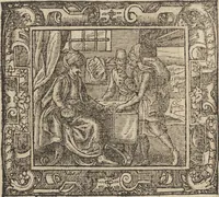 An illustration from Emblemata cvm aliqvot nvmmis antiqvi operis (1564)