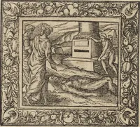 An illustration from Emblemata cvm aliqvot nvmmis antiqvi operis (1564)