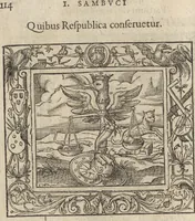 Picture 87 of 187 from Emblemata cvm aliqvot nvmmis antiqvi operis (1564), leaf 121