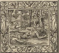 An illustration from Emblemata cvm aliqvot nvmmis antiqvi operis (1564)