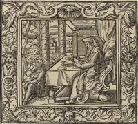 An illustration from Emblemata cvm aliqvot nvmmis antiqvi operis (1564)
