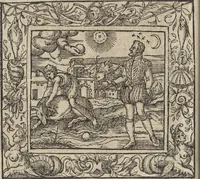 An illustration from Emblemata cvm aliqvot nvmmis antiqvi operis (1564)