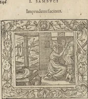 An illustration from Emblemata cvm aliqvot nvmmis antiqvi operis (1564)