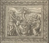 An illustration from Emblemata cvm aliqvot nvmmis antiqvi operis (1564)