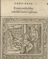 Picture 134 of 187 from Emblemata cvm aliqvot nvmmis antiqvi operis (1564), leaf 184