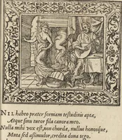 An illustration from Emblemata cvm aliqvot nvmmis antiqvi operis (1564)