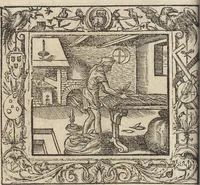 An illustration from Emblemata cvm aliqvot nvmmis antiqvi operis (1564)