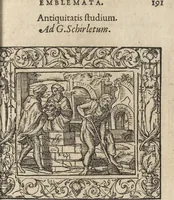 An illustration from Emblemata cvm aliqvot nvmmis antiqvi operis (1564)