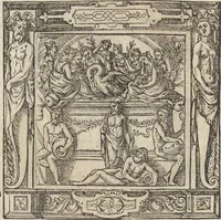 An illustration from Emblemata cvm aliqvot nvmmis antiqvi operis (1564)