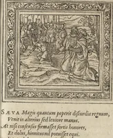 Picture 157 of 187 from Emblemata cvm aliqvot nvmmis antiqvi operis (1564), leaf 210