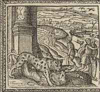 An illustration from Emblemata cvm aliqvot nvmmis antiqvi operis (1564)