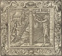 An illustration from Emblemata cvm aliqvot nvmmis antiqvi operis (1564)