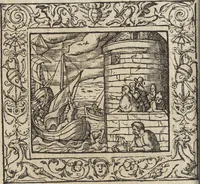 An illustration from Emblemata cvm aliqvot nvmmis antiqvi operis (1564)