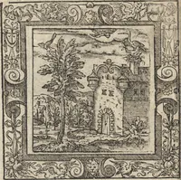 An illustration from Emblemata cvm aliqvot nvmmis antiqvi operis (1564)