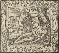 An illustration from Emblemata cvm aliqvot nvmmis antiqvi operis (1564)