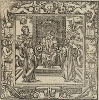 An illustration from Emblemata cvm aliqvot nvmmis antiqvi operis (1564)
