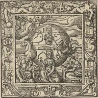 An illustration from Emblemata cvm aliqvot nvmmis antiqvi operis (1564)