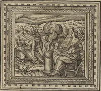 An illustration from Emblemata cvm aliqvot nvmmis antiqvi operis (1564)