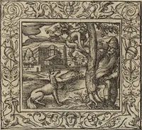 An illustration from Emblemata cvm aliqvot nvmmis antiqvi operis (1564)