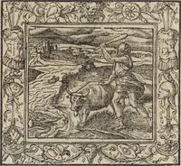 An illustration from Emblemata cvm aliqvot nvmmis antiqvi operis (1564)