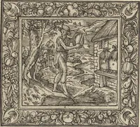 An illustration from Emblemata cvm aliqvot nvmmis antiqvi operis (1564)