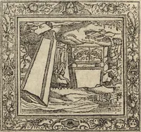 An illustration from Emblemata cvm aliqvot nvmmis antiqvi operis (1564)