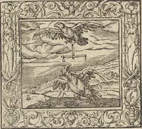 An illustration from Emblemata cvm aliqvot nvmmis antiqvi operis (1564)