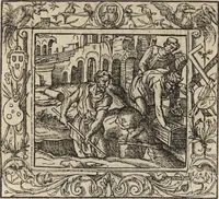 An illustration from Emblemata cvm aliqvot nvmmis antiqvi operis (1564)