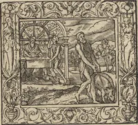 An illustration from Emblemata cvm aliqvot nvmmis antiqvi operis (1564)