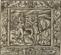 An illustration from Emblemata cvm aliqvot nvmmis antiqvi operis (1564)
