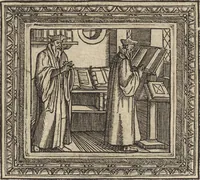 An illustration from Emblemata cvm aliqvot nvmmis antiqvi operis (1564)